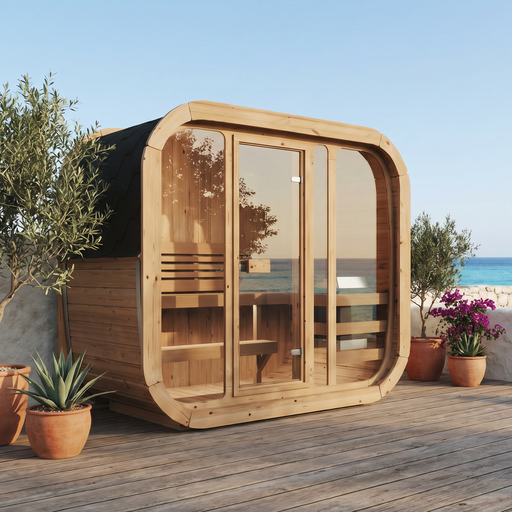 Liekki Icon 125 - Full Glass Wall